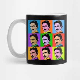 Nikola Tesla Pop Art Mug